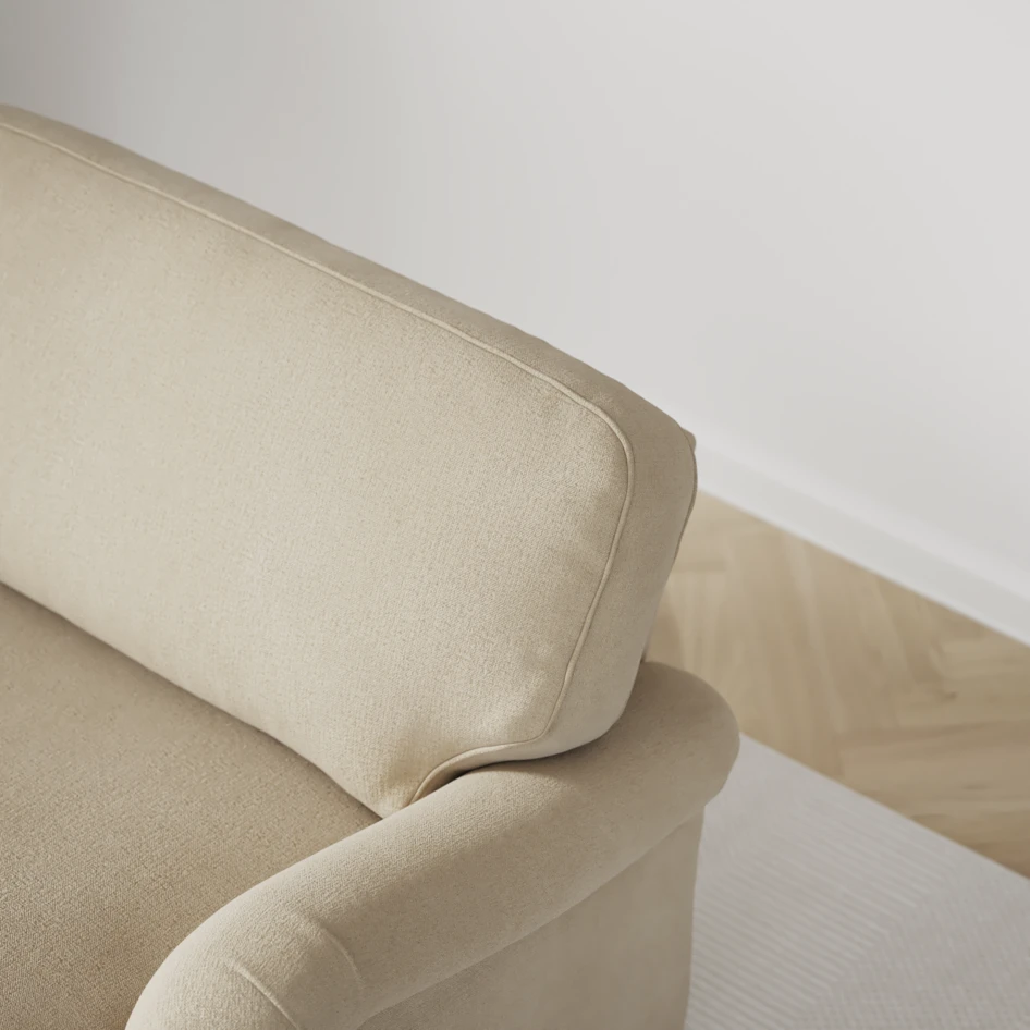 Oxford - 3-sits soffa svängd - Beige