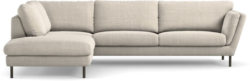 Madison Lux - 3-sits soffa med divan vänster - Beige