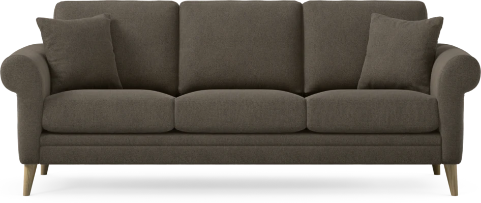 Eden - 3-sits soffa - Brun