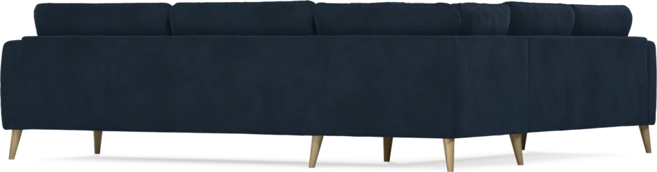 Bridge - Hörnsoffa, 2+3-sits - Blå