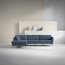 County - 2,5-sits soffa med divan vänster - Blå