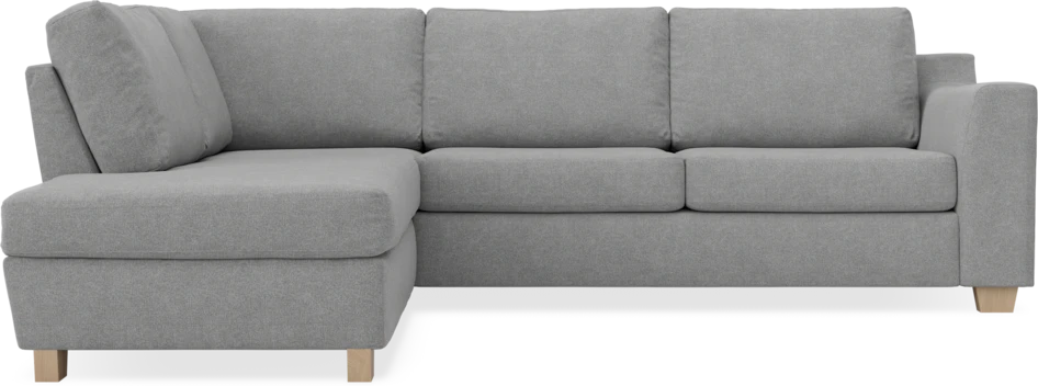 Friday - 2,5-sits soffa med divan vänster - Grå