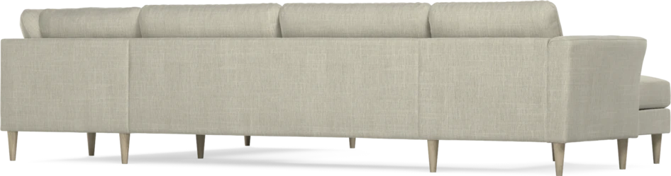 Bridge - Hörnsoffa, 3+2-sits med schäslong vänster - Beige