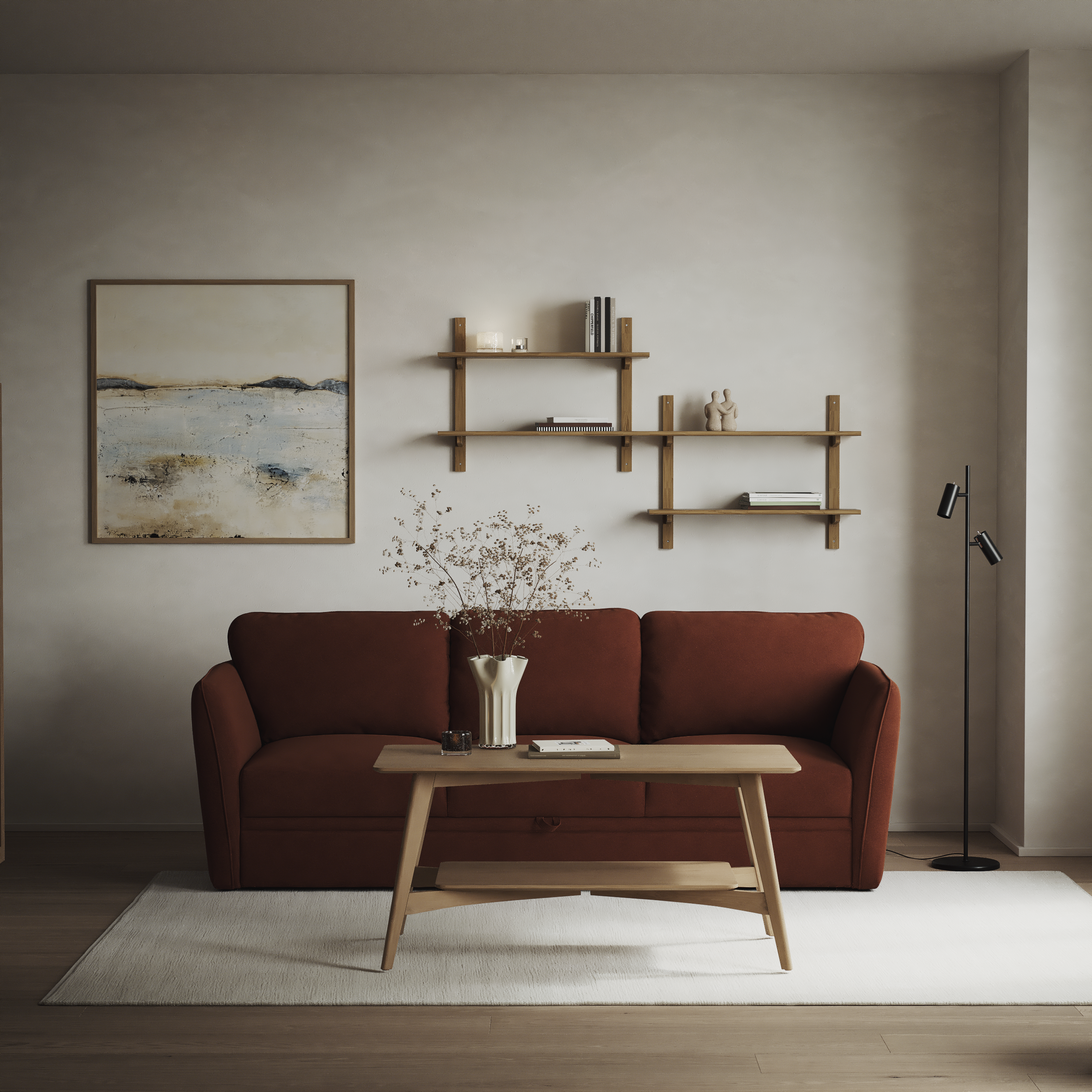 Öland - Bäddsoffa 3-sits, längsbäddad - inspiration
