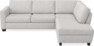 Friday - 2,5-sits soffa med divan höger - Grå