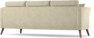 Eden - 3-sits svängd - Beige