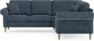 Eden - Hörnsoffa, 2+2-sits - Blå