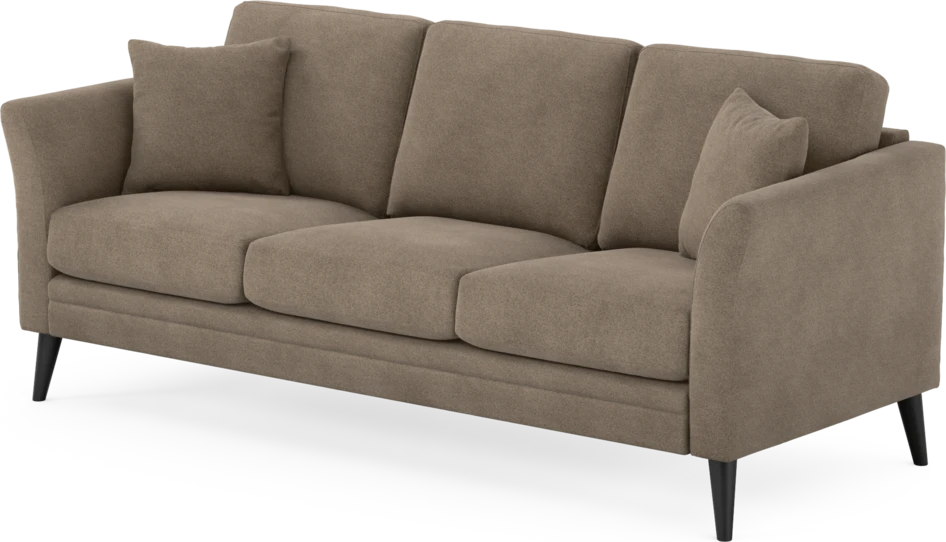 Eden - 3-sits soffa - Brun