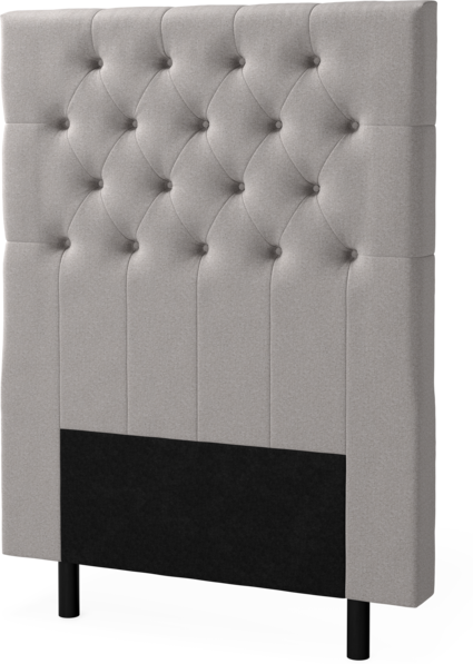 Delux Pikerad XL - Sänggavel, 90-210 cm - Grå