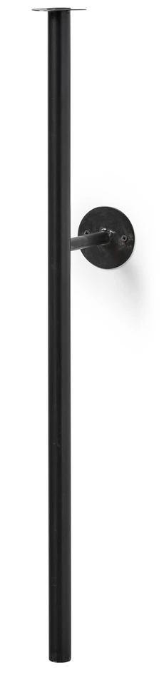 Pipe - Väggljusstake, H 80 cm - Svart