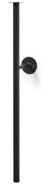 Pipe - Väggljusstake, H 80 cm - Svart