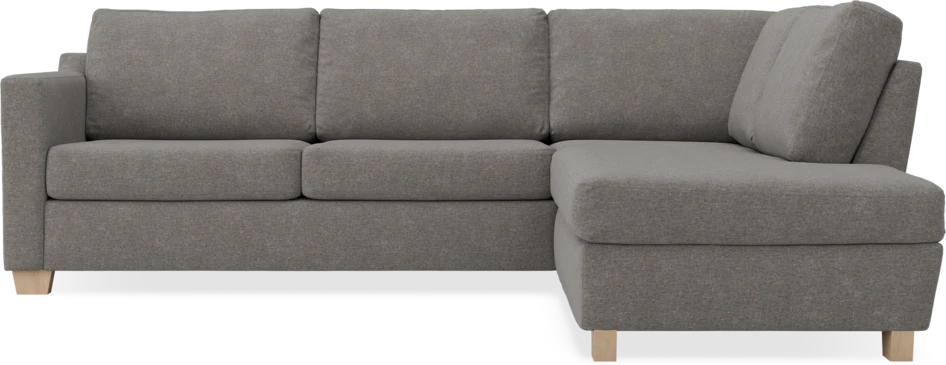 Friday - 2,5-sits soffa med divan höger - Grå