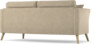 Eden - 2,5-sits svängd - Beige
