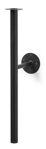 Pipe - Väggljusstake, H 50 cm - Svart