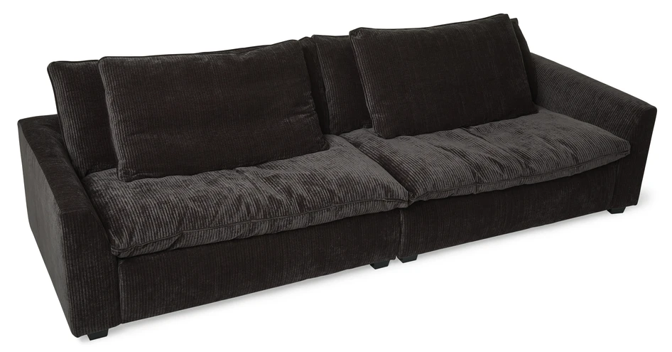 Bellora - 3-sits soffa - Svart
