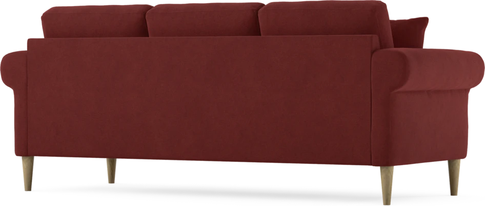 Eden - 3-sits soffa - Röd
