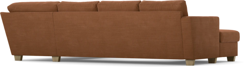 Friday - 3-sits soffa med schäslong vänster och divan höger - Orange