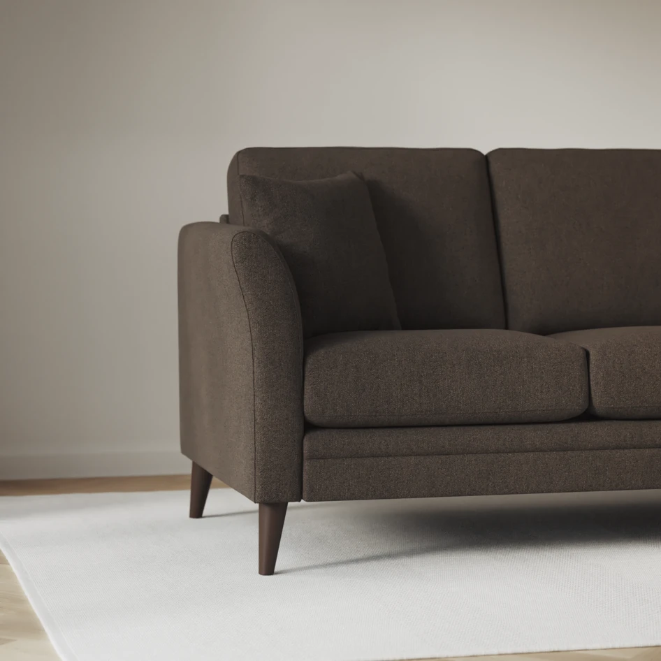 Eden - 2,5-sits soffa - Brun