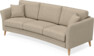 Eden - 3-sits svängd - Beige