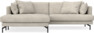 Harper - 4-sits med schäslong XL vänster - Beige