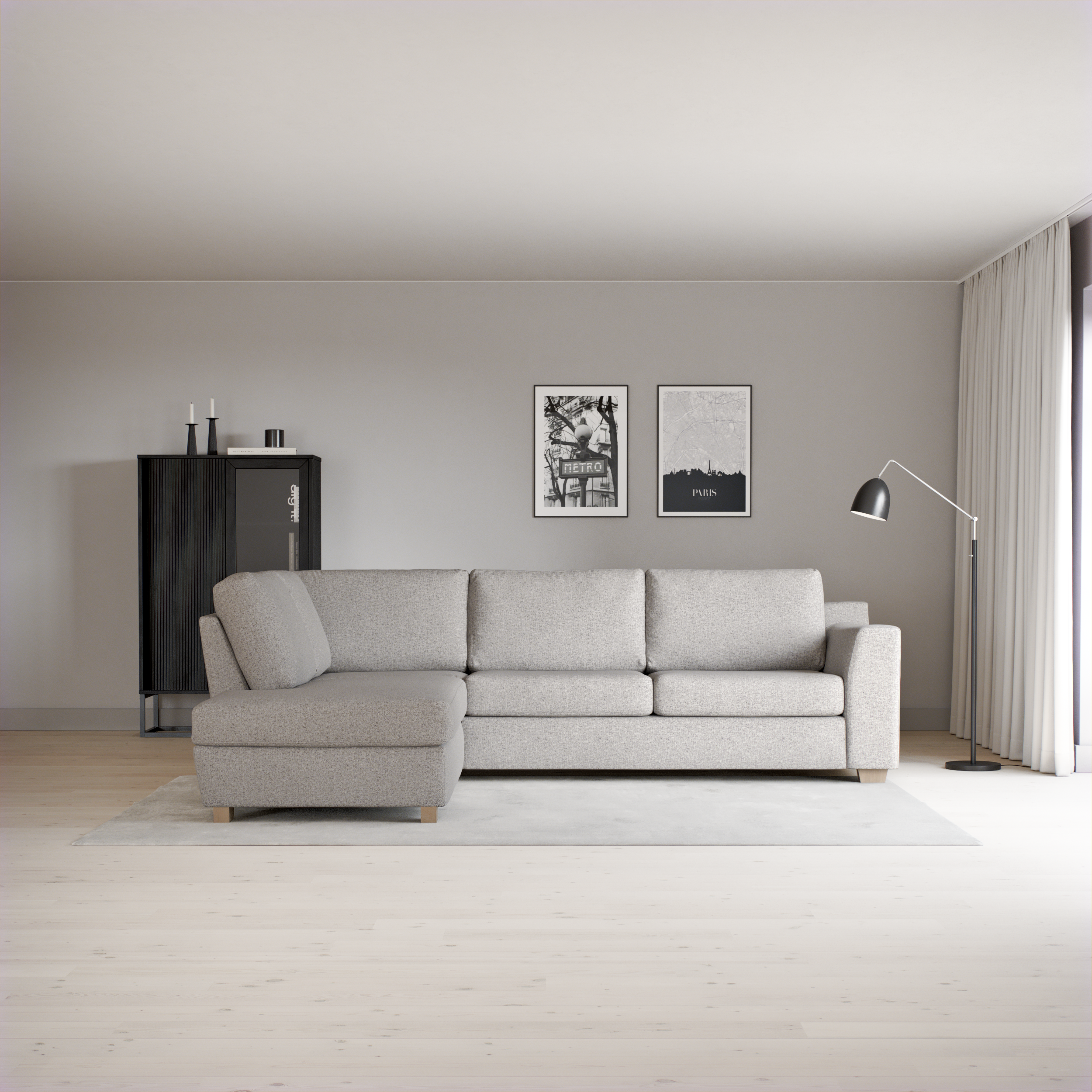 Friday - 2,5-sits soffa med divan vänster - inspiration