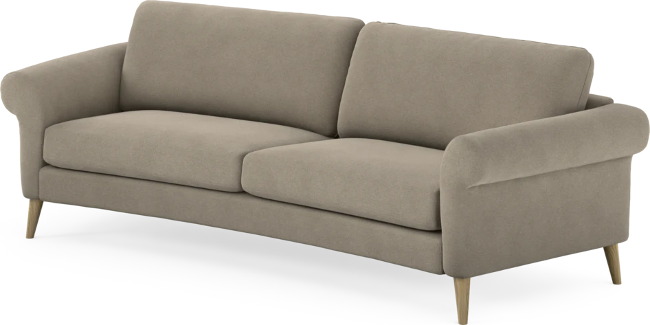 Bridge - 3-sits soffa svängd - Beige