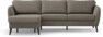 County - 3-sits soffa med flyttbar schäslong - Brun