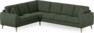 Eden - Hörnsoffa, 2+3-sits - Grön