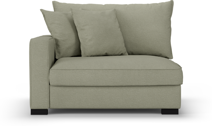 Rossi - 1,5-sits med armstöd vänster - Beige
