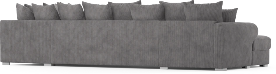 Town - 3-sits soffa med divan höger och schäslong vänster - Grå