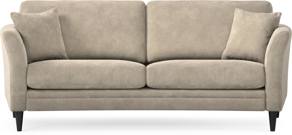 Eden - 2,5-sits soffa svängd - Beige