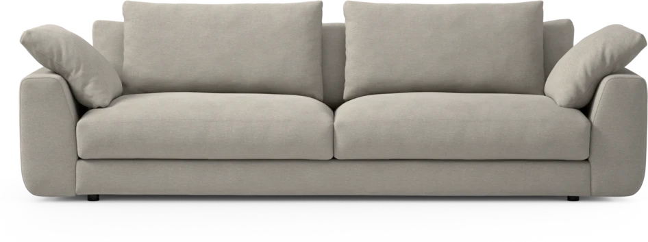 Amie - 4-sits soffa - Grå