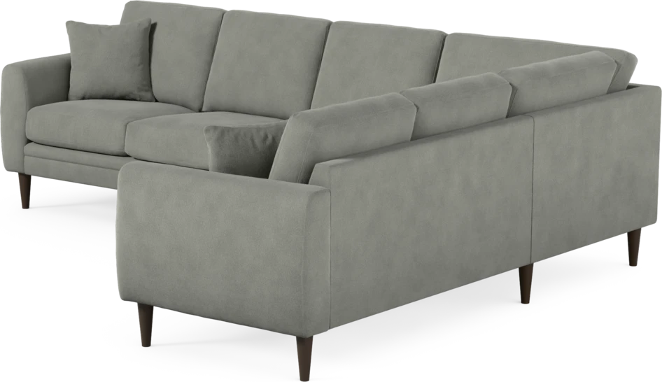 Eden - Hörnsoffa, 3+2-sits - Grå