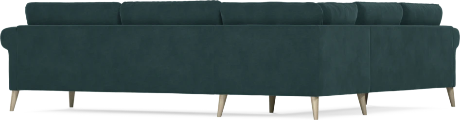 Bridge - Hörnsoffa, 2+3-sits - Blå