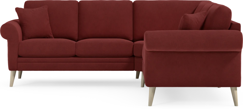 Eden - Hörnsoffa, 2+2-sits - Röd