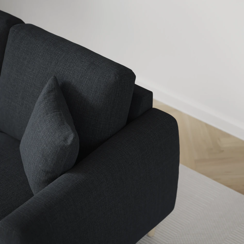 Eden - 3-sits soffa - Blå