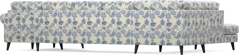 Eden - 3-sits soffa med divan vänster och schäslong höger - Flerfärgad
