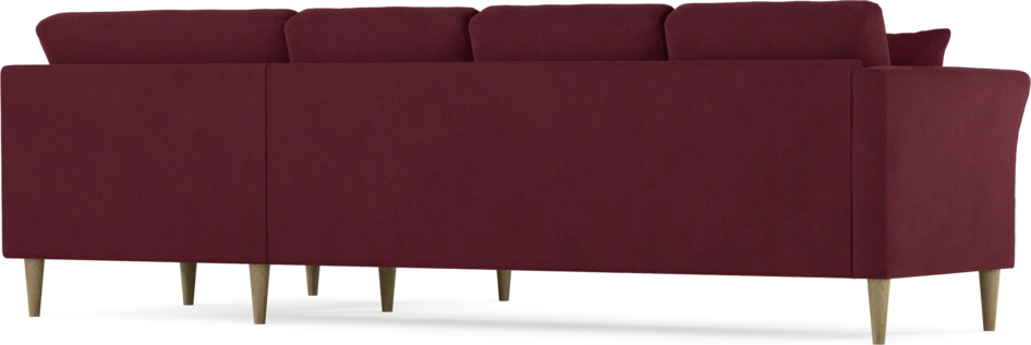 Eden - Hörnsoffa, 3+1-sits - Röd