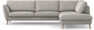 Madison Lux - 3-sits soffa med divan höger - Grå