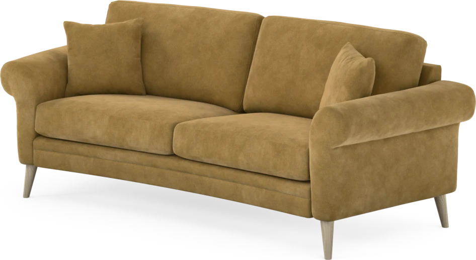 Eden - 2,5-sits soffa svängd - Gul