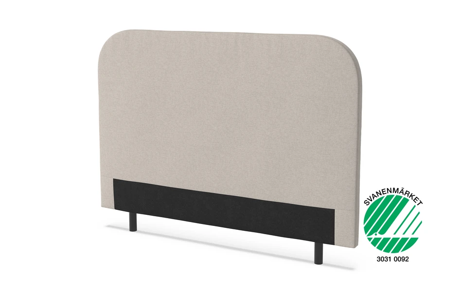 Curve - Sänggavel, B 160-210 cm - Beige