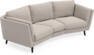 Madison - 3-sits soffa svängd, 70 cm - Beige