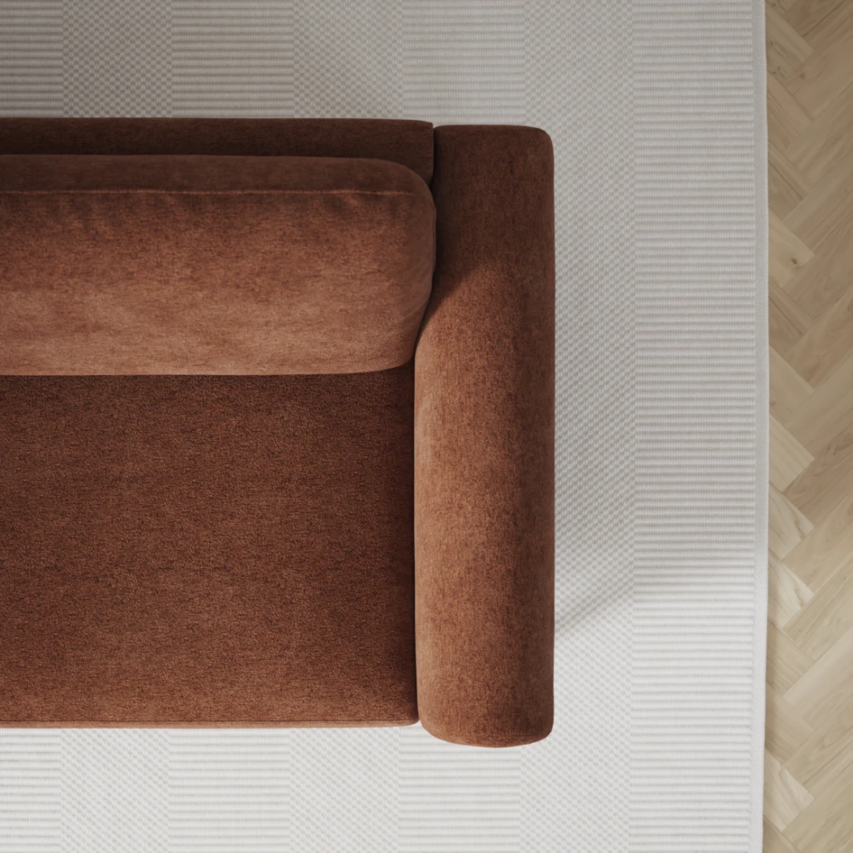 Bridge - 3-sits soffa - Orange
