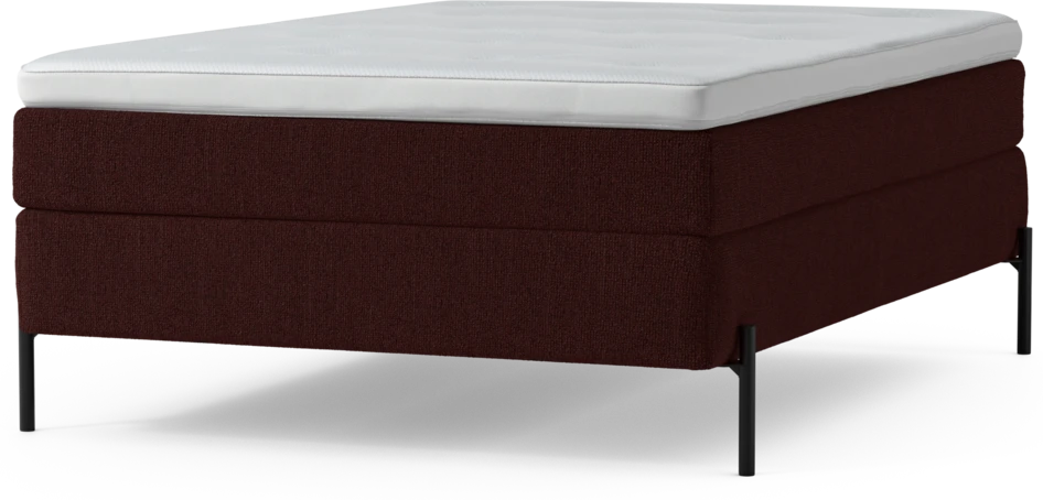 Delux Sense - Kontinentalsäng, enkelsäng 140 cm med bäddmadrass och sängben