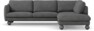 Madison Lux - 3-sits soffa med divan höger - Vit