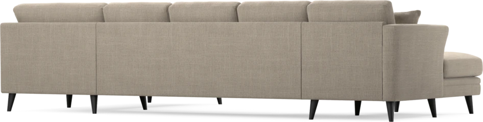 Eden - 3-sits soffa med schäslong vänster och divan höger - Beige