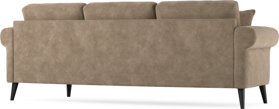 Eden - 3-sits soffa svängd - Beige