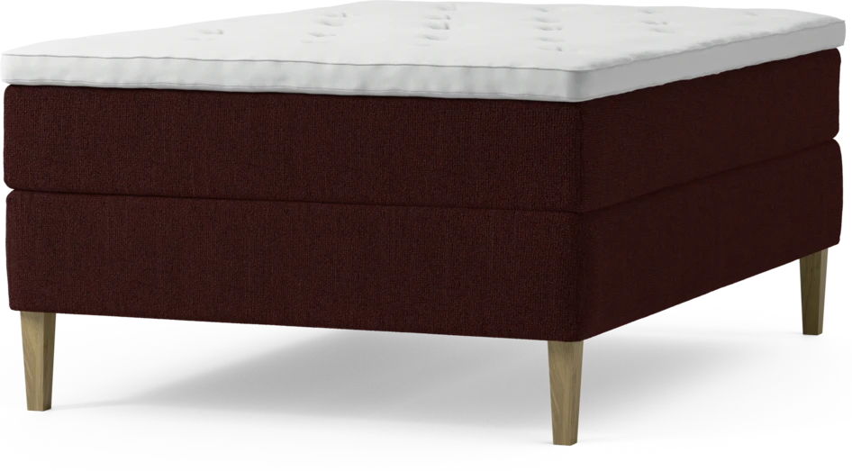 Delux Dream - Kontinentalsäng, enkelsäng 140 cm med bäddmadrass och sängben