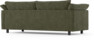 Cherrie - 2,5-sits soffa, fast klädsel - Grön