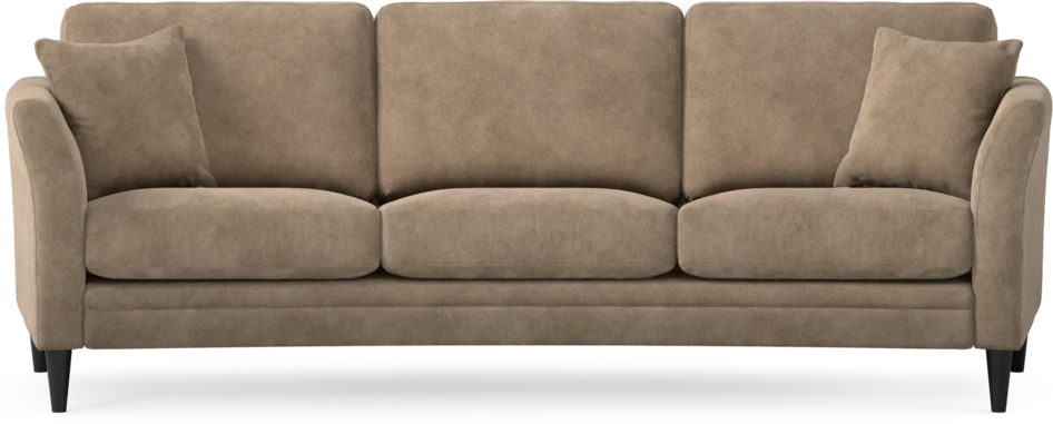 Eden - 3-sits soffa svängd - Beige